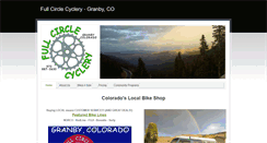 Desktop Screenshot of fullcirclecyclery.com